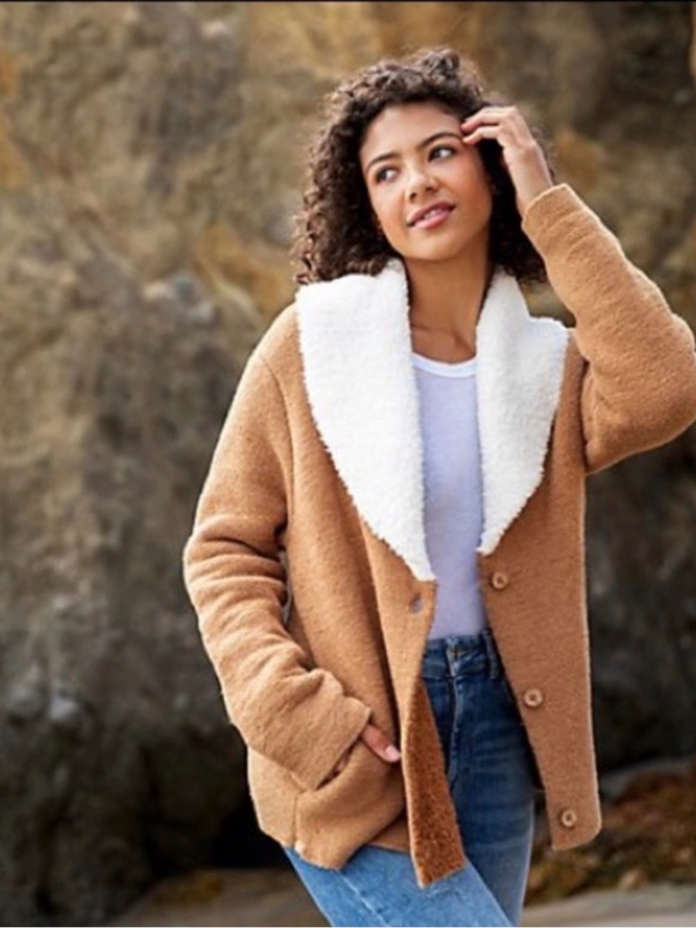 Barefoot Dreams Brown Cardigan